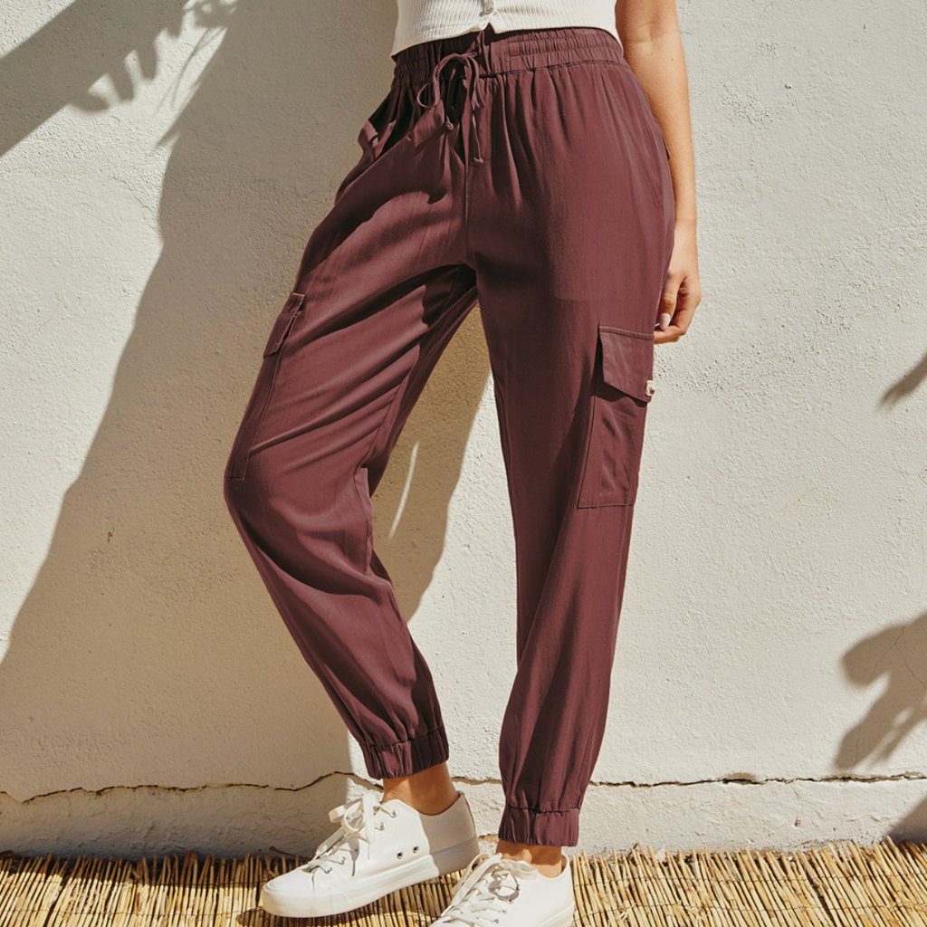 Dress Forum Cargo Pants Maroon